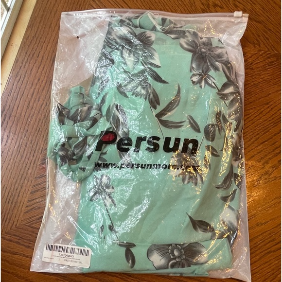 Brand New PERSUN Women’s Chiffon Maxi Dress - Picture 3 of 6